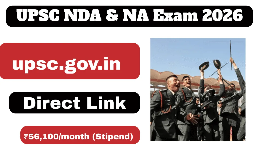 UPSC NDA & NA Exam 2026