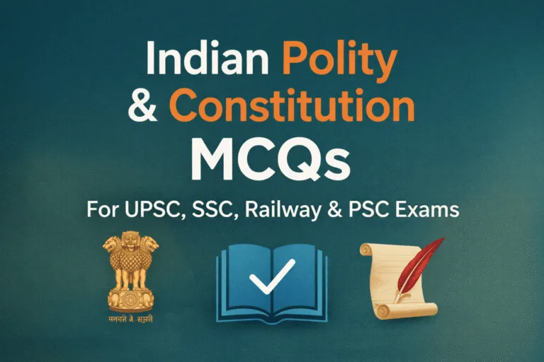 Indian Polity & Constitution MCQs